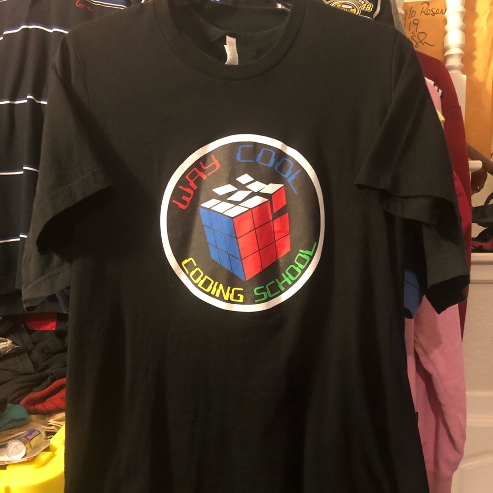 Way Cool “Coding School” print tee
